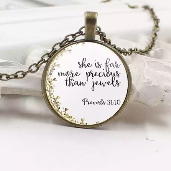 Lex T’s Closet Jewelry - BOGO! Proverbs 31.10 Necklace More Precious Jewels